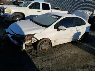2021 Toyota Corolla LE with VIN JTDEPMAE0MJ148281, listed as a Copart auction lot 42642075 with 94,993 mi miles and Salvage Title. Bid and sale history available at carsss.com. Image 1.