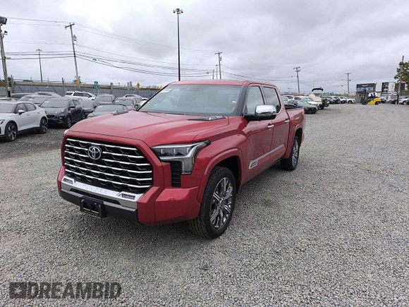 2023 Toyota Tundra Capstone Hybrid with VIN 5TFVC5DB3PX030312, listed as a Copart auction lot 73486854 with 5,533 mi miles and Clean title. Bid and sale history available at DreamBid. Image 1.