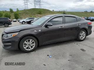 2018 Kia Optima LX with VIN KNAGT4L32J5238470, listed as a Copart auction lot 59335025 with 134,232 mi miles and Salvage title. Bid and sale history available at DreamBid. Image 1.