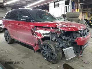 2016 Land Rover Range Rover Sport SVR with VIN SALWZ2EFXGA123133, listed as a Copart auction lot 89399755 with 80,768 mi miles and Salvage title. Bid and sale history available at DreamBid. Image 4.