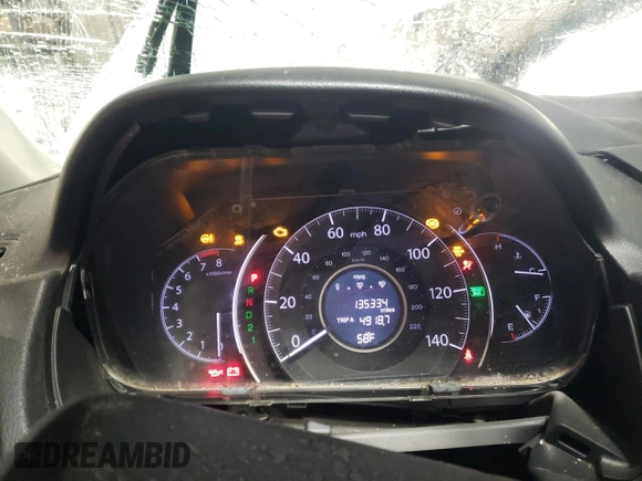 2014 Honda CR-V LX with VIN 5J6RM4H33EL103964, listed as a Copart auction lot 49070975 with 135,334 mi miles and Salvage Title. Bid and sale history available at carsss.com. Image 9.
