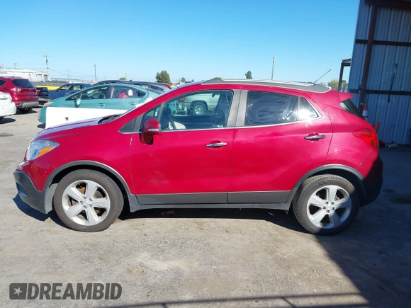 2016 Buick Encore with VIN KL4CJASB9GB607490, listed as a IAAI auction lot 41879376 with 85,643 mi miles. Bid and sale history available at carsss.com. Image 14.