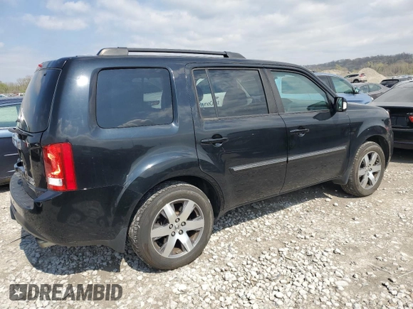 2015 Honda Pilot Touring with VIN 5FNYF4H98FB047850, listed as a Copart auction lot 51388495 with 112,654 mi miles and Salvage Title. Bid and sale history available at carsss.com. Image 3.