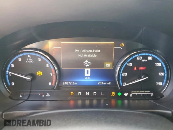 2022 Ford Bronco Sport Outer Banks with VIN 3FMCR9C65NRD69219, listed as a Copart auction lot 52765845 with 24,872 mi miles and Clean title. Bid and sale history available at DreamBid. Image 9.