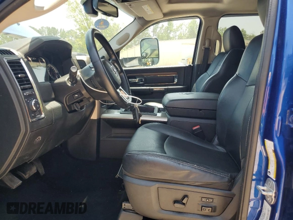 2015 Ram 2500 Laramie with VIN 3C6UR5FL5FG582579, listed as a Copart auction lot 58382715 with 128,605 mi miles and Salvage title. Bid and sale history available at DreamBid. Image 7.