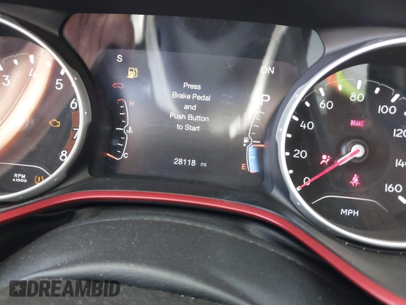 2020 Jeep Compass Trailhawk z VIN 3C4NJDDB5LT248662, wystawiony jako IAAI lot #42574553 z przebiegiem 28 118 mil mil oraz . Historia ofert i sprzedaży dostępna na DreamBid. Obrazek 7.