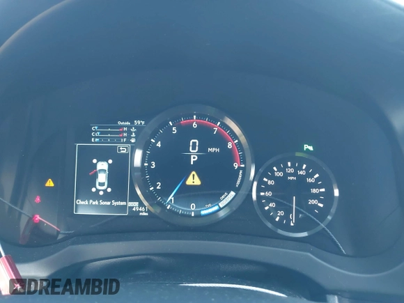 2017 Lexus RC F with VIN JTHHP5BC6H5006076, listed as a IAAI auction lot 40995520 with 49,461 mi miles. Bid and sale history available at carsss.com. Image 7.