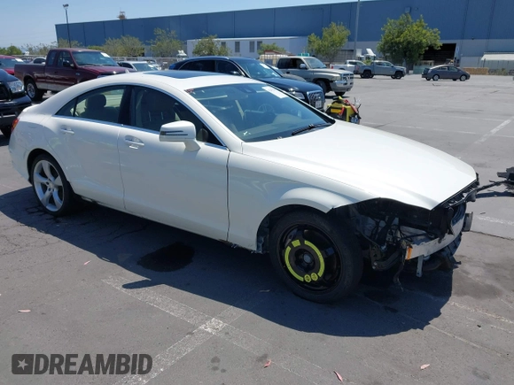 2014 Mercedes-Benz CLS 550 with VIN WDDLJ7DB6EA102554, listed as a IAAI auction lot 42451281 with 67,592 mi miles and . Bid and sale history available at DreamBid. Image 1.