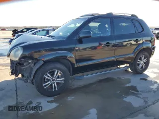 2008 Hyundai Tucson SE with VIN KM8JN12D08U899678, listed as a Copart auction lot 86755794 with 163,990 mi miles and Salvage Title. Bid and sale history available at carsss.com. Image 1.