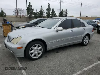 2001 Mercedes-Benz C 320 with VIN WDBRF64J01F124150, listed as a Copart auction lot 50624475 with Not Provided miles and Clean Title. Bid and sale history available at carsss.com. Image 1.