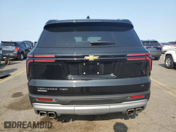 2024 Chevrolet Traverse AWD LT with VIN 1GNEVGKS8RJ184374, listed as a Copart auction lot 58804595 with 19,108 mi miles and Salvage title. Bid and sale history available at DreamBid. Image 6.