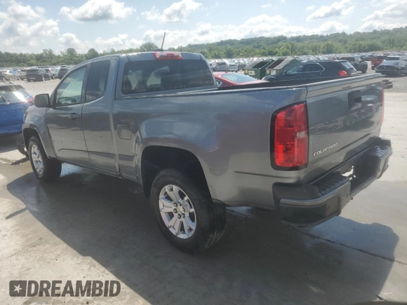 2022 Chevrolet Colorado 2WD LT with VIN 1GCHSCEAXN1155950, listed as a Copart auction lot 61648355 with 80,435 mi miles and Clean title. Bid and sale history available at DreamBid. Image 2.