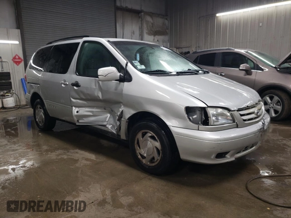 2003 Toyota Sienna LE with VIN 4T3ZF13C13U554293, listed as a Copart auction lot 79553304 with 162,866 mi miles and Salvage Title. Bid and sale history available at carsss.com. Image 4.