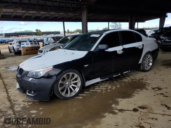 2007 BMW 5 Series 550i with VIN WBANB53537CP08172, listed as a Copart auction lot 49271545 with 119,242 mi miles and Clean Title. Bid and sale history available at DreamBid. Image 1.
