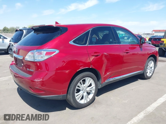 2010 Lexus RX 450h with VIN JTJZB1BA8A2003499, listed as a IAAI auction lot 42170451 with 167,806 mi miles and . Bid and sale history available at DreamBid. Image 4.