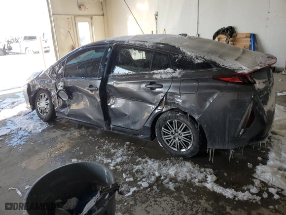 2018 Toyota Prius Prime Plus with VIN JTDKARFP5J3095525, listed as a Copart auction lot 87616285 with NaN miles and Salvage Title. Bid and sale history available at carsss.com. Image 2.