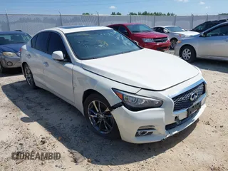 2017 Infiniti Q50 Premium with VIN JN1EV7AR5HM839081, listed as a IAAI auction lot 42786880 with 73,870 mi miles and . Bid and sale history available at DreamBid. Image 1.