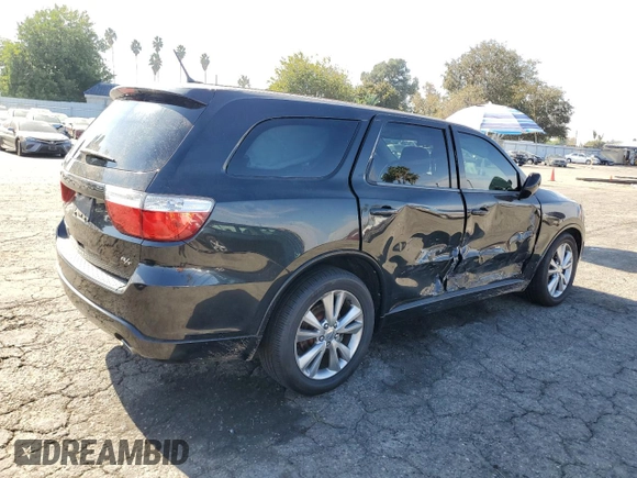 2012 Dodge Durango R/T with VIN 1C4SDHCT4CC362045, listed as a Copart auction lot 79638554 with 121,586 mi miles and Salvage title. Bid and sale history available at DreamBid. Image 3.