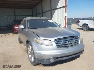 2003 Infiniti FX35 w/Options with VIN JNRAS08W53X002412, listed as a IAAI auction lot 41665204 with 170,684 mi miles. Bid and sale history available at carsss.com. Image 1.