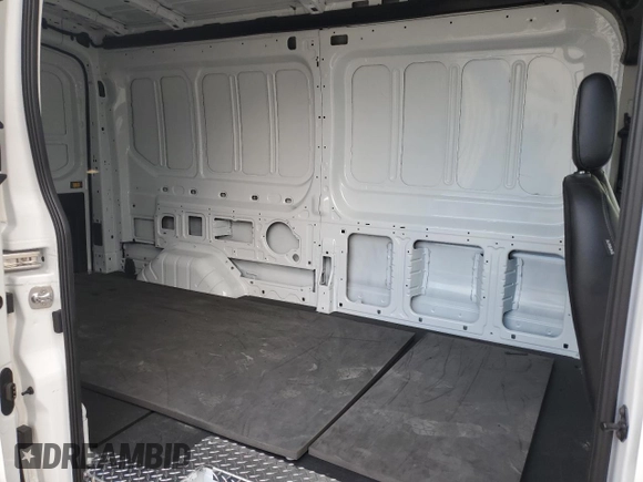 2024 Ford Transit Cargo with VIN 1FTBR1C82RKA03876, listed as a Copart auction lot 84399854 with 8,073 mi miles and Salvage Title. Bid and sale history available at DreamBid. Image 11.