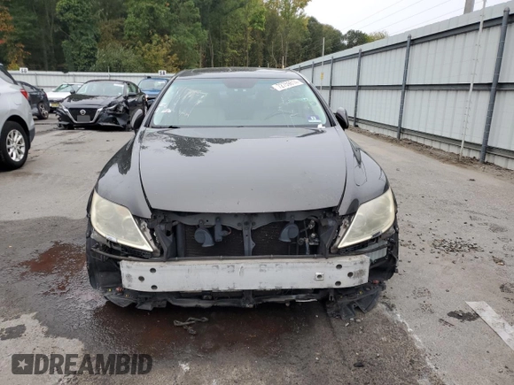 2009 Lexus LS 460 with VIN JTHCL46F695004169, listed as a Copart auction lot 72759814 with 139,316 mi miles and Salvage title. Bid and sale history available at DreamBid. Image 5.
