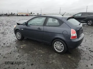 2007 Hyundai Accent SE with VIN KMHCN36C57U008952, listed as a Copart auction lot 86095324 with 167,601 mi miles and Salvage Title. Bid and sale history available at carsss.com. Image 2.