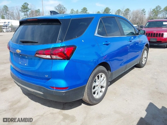 2024 Chevrolet Equinox LT with VIN 3GNAXKEGXRS151104, listed as a IAAI auction lot 41818359 with 28,672 mi miles. Bid and sale history available at carsss.com. Image 4.
