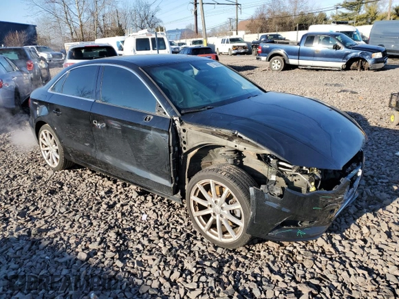 2015 Audi A3 2.0T Premium Plus with VIN WAUEFGFF7F1076792, listed as a Copart auction lot 37196914 with 129,162 mi miles. Bid and sale history available at carsss.com. Image 4.