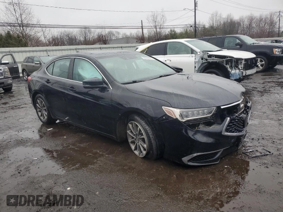 2020 Acura TLX with VIN 19UUB1F32LA016249, listed as a Copart auction lot 50505675 with 86,331 mi miles and Salvage Title. Bid and sale history available at carsss.com. Image 4.
