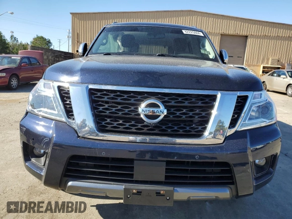 2020 Nissan Armada SL with VIN JN8AY2NCXLX517155, listed as a Copart auction lot 82225884 with 93,795 mi miles and Salvage Title. Bid and sale history available at carsss.com. Image 5.