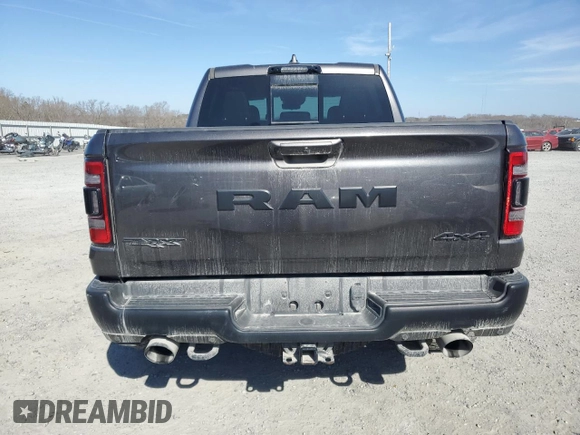 2021 Ram 1500 with VIN NCS107300, listed as a Copart auction lot 44147135 with 25,120 mi miles and Salvage title. Bid and sale history available at DreamBid. Image 6.