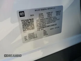 2024 GMC Acadia FWD Elevation z VIN 1GKENKKS4RJ168110, wystawiony jako Copart lot #72451134 z przebiegiem 14 mil mil oraz Szkoda całkowita • Salvage title. Historia ofert i sprzedaży dostępna na DreamBid. Obrazek 14.