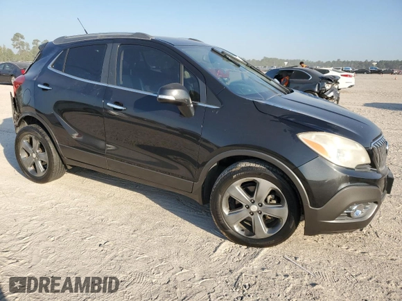 2014 Buick Encore Convenience with VIN KL4CJBSBXEB744506, listed as a Copart auction lot 75501304 with 107,959 mi miles and Salvage Title. Bid and sale history available at DreamBid. Image 4.