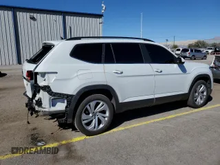 2021 Volkswagen Atlas SE with VIN 1V2JR2CA6MC542510, listed as a Copart auction lot 47224395 with 72,440 mi miles and Salvage title. Bid and sale history available at DreamBid. Image 3.