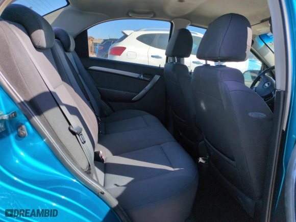 2009 Chevrolet Aveo LT w/1LT with VIN KL1TD56E89B632383, listed as a Copart auction lot 50611115 with 117,109 mi miles and Salvage Title. Bid and sale history available at carsss.com. Image 10.