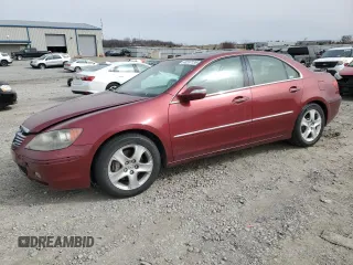 2005 Acura RL with VIN JH4KB16505C004369, listed as a Copart auction lot 48157135 with 246,991 mi miles and Salvage Title. Bid and sale history available at carsss.com. Image 1.