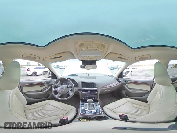 2015 Audi Q5 Premium Plus with VIN WA1LFAFP3FA125125, listed as a Copart auction lot 56870885 with 123,840 mi miles and Salvage title. Bid and sale history available at DreamBid. Image 16.
