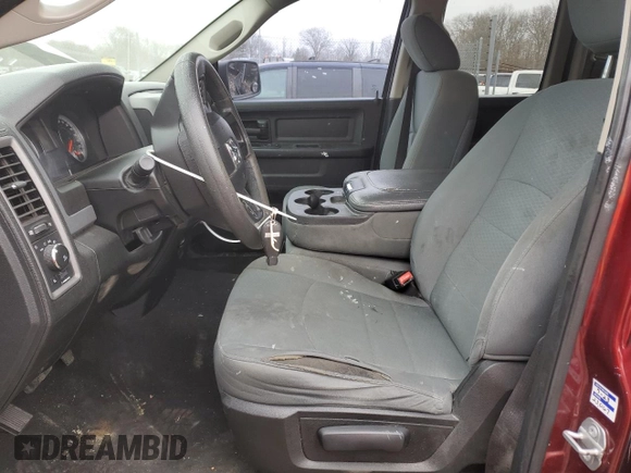2018 Ram 1500 Express with VIN 1C6RR7FG3JS235192, listed as a Copart auction lot 49101805 with 85,127 mi miles and Salvage Title. Bid and sale history available at carsss.com. Image 7.