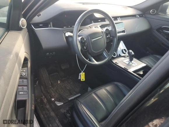 2020 Land Rover Range Rover Evoque S with VIN SALZJ2FX0LH119864, listed as a Copart auction lot 48968225 with 21,844 mi miles and Salvage Title. Bid and sale history available at carsss.com. Image 8.