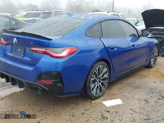 2023 BMW 4 Series 430i with VIN WBA63AV01PFP62872, listed as a IAAI auction lot 41575065 with 25,943 mi miles. Bid and sale history available at carsss.com. Image 4.