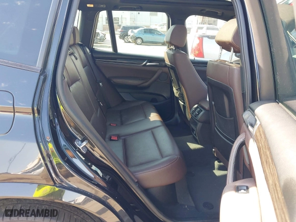 2016 BMW X3 xDrive28i with VIN 5UXWX9C52G0D93786, listed as a IAAI auction lot 41838589 with 126,082 mi miles. Bid and sale history available at carsss.com. Image 8.