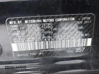 2018 Mitsubishi Outlander SEL with VIN JA4AR4AW9JZ026012, listed as a IAAI auction lot 41163120 with 127,166 mi miles and . Bid and sale history available at DreamBid. Image 9.