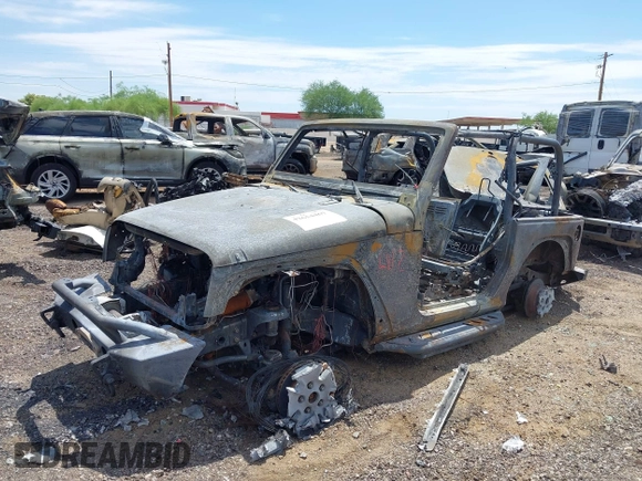 2014 Jeep Wrangler Rubicon with VIN 1C4BJWCG6EL126340, listed as a IAAI auction lot 42654467 with Not provided miles and . Bid and sale history available at DreamBid. Image 6.