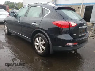 2010 Infiniti EX Journey with VIN JN1AJ0HR6AM757969, listed as a Copart auction lot 73032864 with 122,369 mi miles and Salvage Title. Bid and sale history available at DreamBid. Image 2.