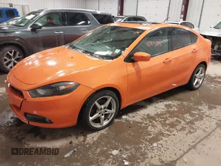 2013 Dodge Dart SXT with VIN 1C3CDFBA5DD342329, listed as a IAAI auction lot 41593953 with 1 mi miles. Bid and sale history available at carsss.com. Image 2.