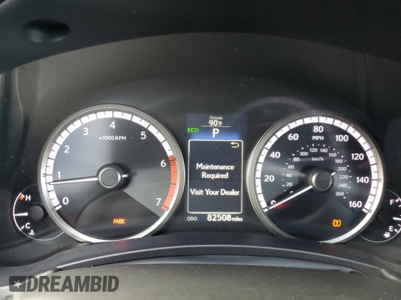 2017 Lexus NX 200t with VIN JTJYARBZ9H2077303, listed as a Copart auction lot 62014305 with 82,508 mi miles and Salvage title. Bid and sale history available at DreamBid. Image 9.