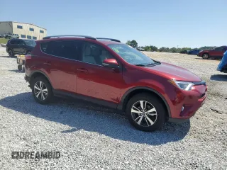 2018 Toyota RAV4 XLE with VIN JTMWFREV7JD119143, listed as a Copart auction lot 52576915 with 56,947 mi miles and Salvage Title. Bid and sale history available at carsss.com. Image 4.