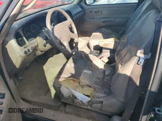 2001 Toyota Tundra SR5 with VIN 5TBRT34111S218653, listed as a Copart auction lot 45156965 with 238,537 mi miles and Salvage Title. Bid and sale history available at DreamBid. Image 7.