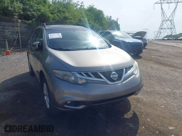 2012 Nissan Murano S with VIN JN8AZ1MWXCW209217, listed as a IAAI auction lot 42257746 with 125,637 mi miles and . Bid and sale history available at DreamBid. Image 6.