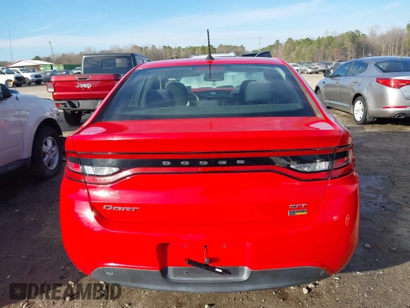 2016 Dodge Dart SXT with VIN 1C3CDFBA5GD635099, listed as a IAAI auction lot 41673755 with 104,426 mi miles and . Bid and sale history available at carsss.com. Image 16.